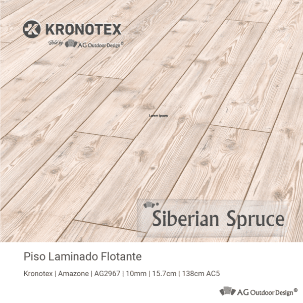 pisos flotantes laminados 125 kronotex amazone siberian spruce AGKRAM2967 Sold by AG outdoor design • AG Outdoor Design