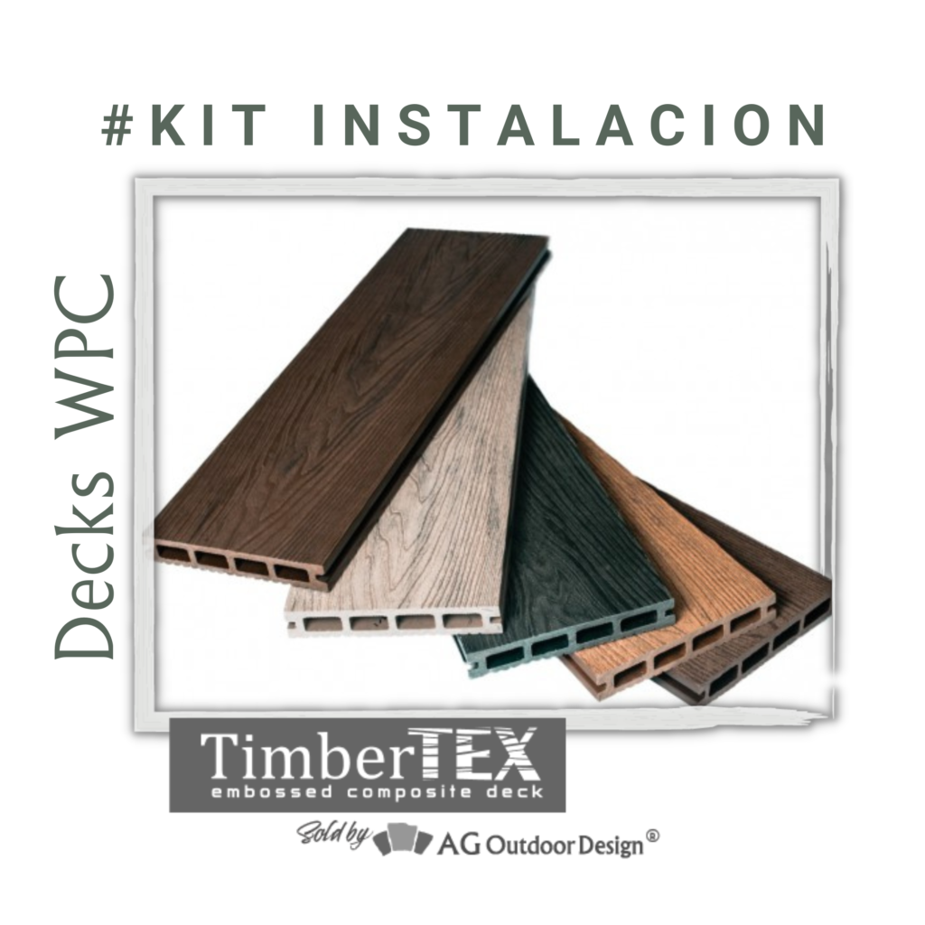 decks wpc 395 timbertex gen kit instalacion wpc AGTIGe0152 Sold by AG outdoor design • AG Outdoor Design