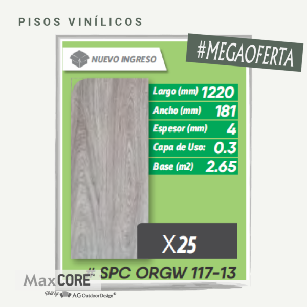 Piso Vinilico MaxCore sold by AG Outdoor Design
