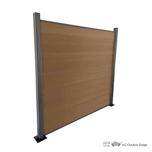 Cerco Ingles WPC sold by AG Outdoor Design Exclusive FenceG04 Teak 4