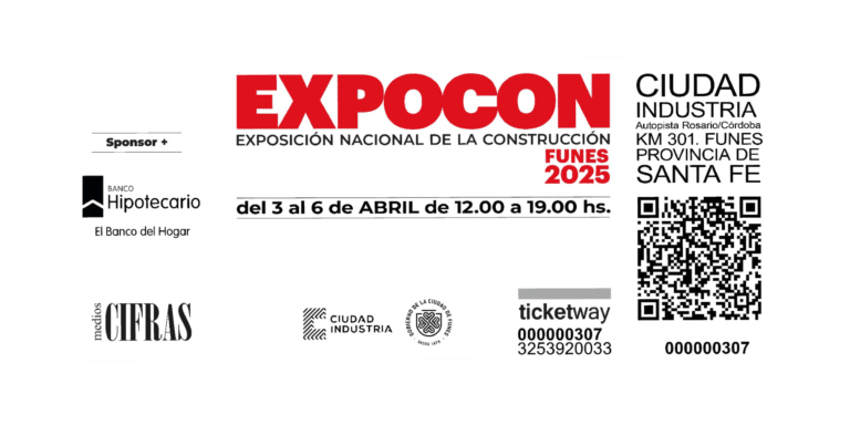 Ticket Expocon Invitacion AG Outdoor Design