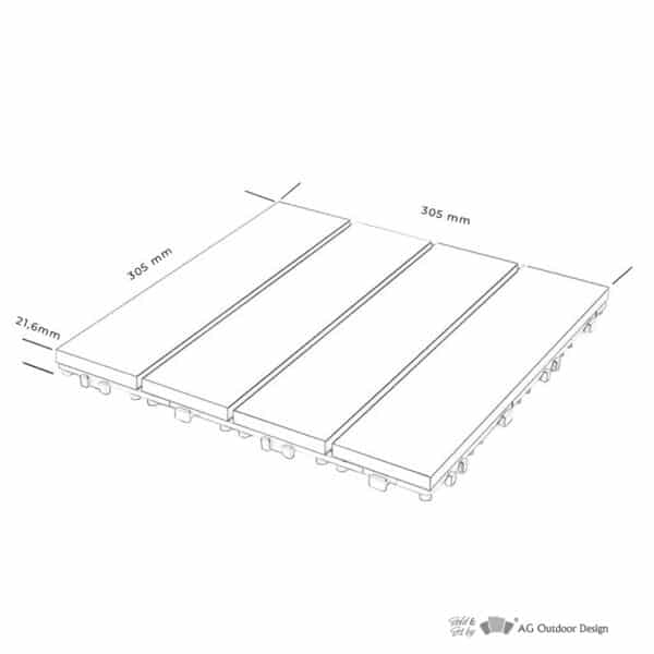 Deck Baldosa Co Extruded G10 Ipe sold by AG Outdoor Design (5) 2