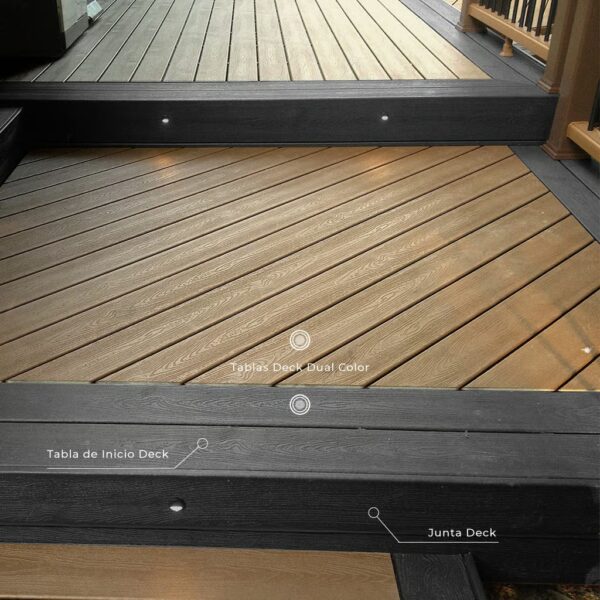 Deck Co Extruded Dual Color G04 Teak G07 Charcoal sold by AG Outdoor Design (3)