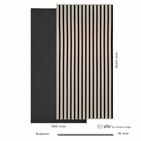 Wall Panel Acanalado Acústico Fresno sold by AG Outdoor Design (3) 2