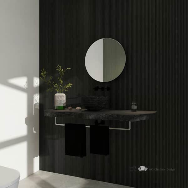 Wall Panel Flat 3D Black Oak sold by AG Outdoor Design (3) 2
