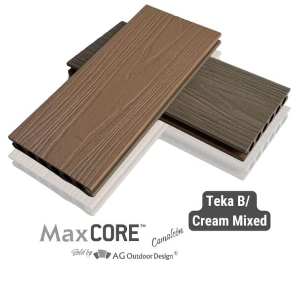 Teak B / Cream Mixed